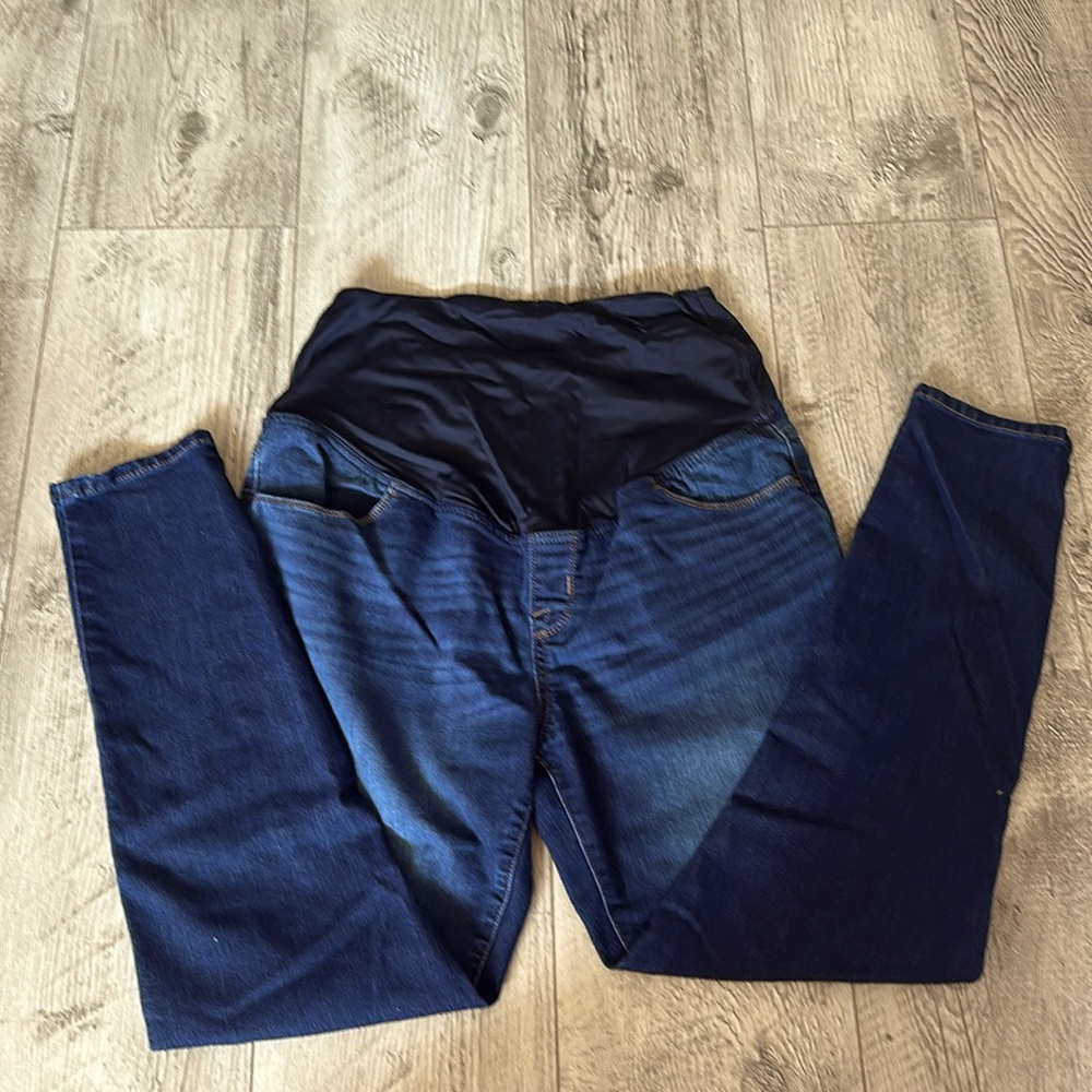 Size 12 Isabel Maternity Jeans with Belly band